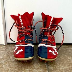 Under Armour high top USA lacrosse cleats limited edition